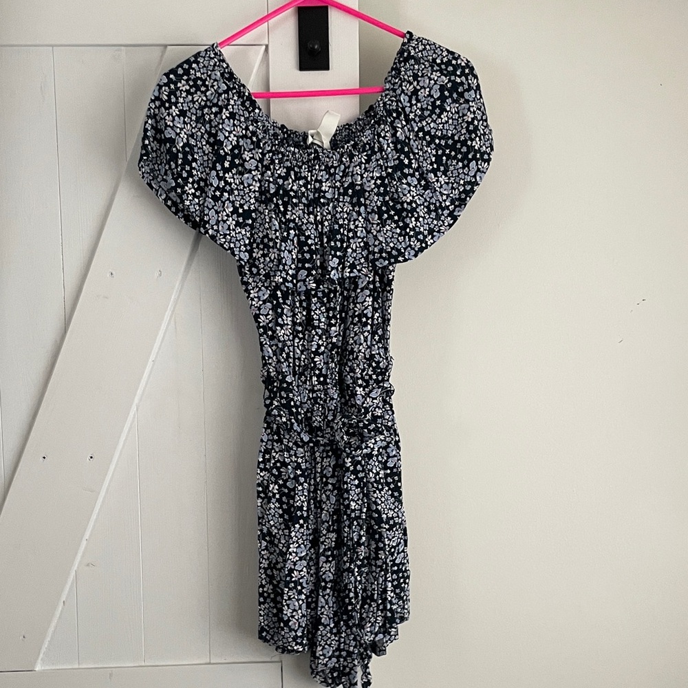 Floral Off-Shoulder Romper